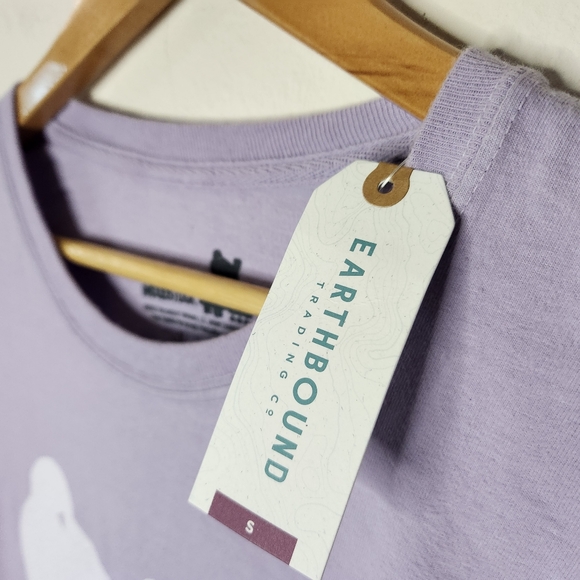 NWT Earthbound Womens Small Lilac Woodstock Energy Long Sleeve - Picture 3 of 6